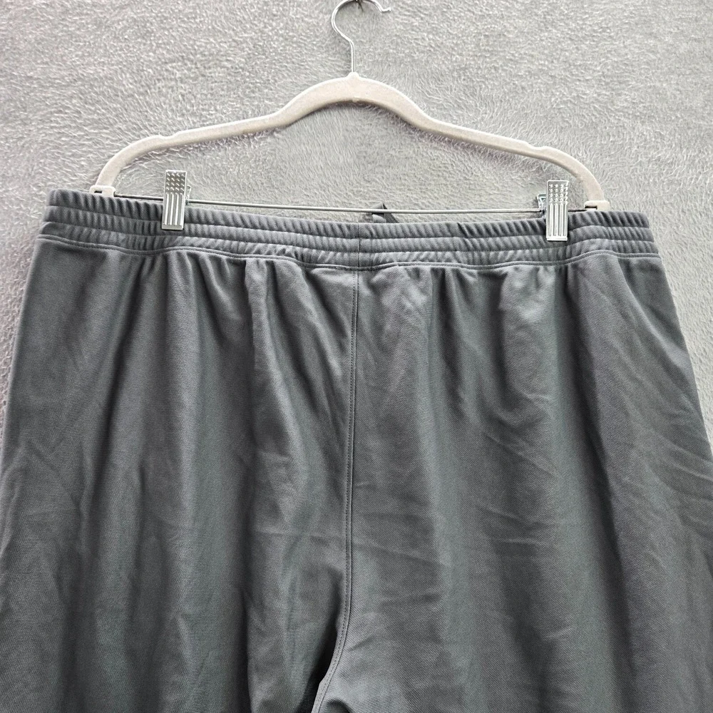 Under Armour Men Activewear Track Pants 2XL‎ Gray Colorblock Fitted Drawstring